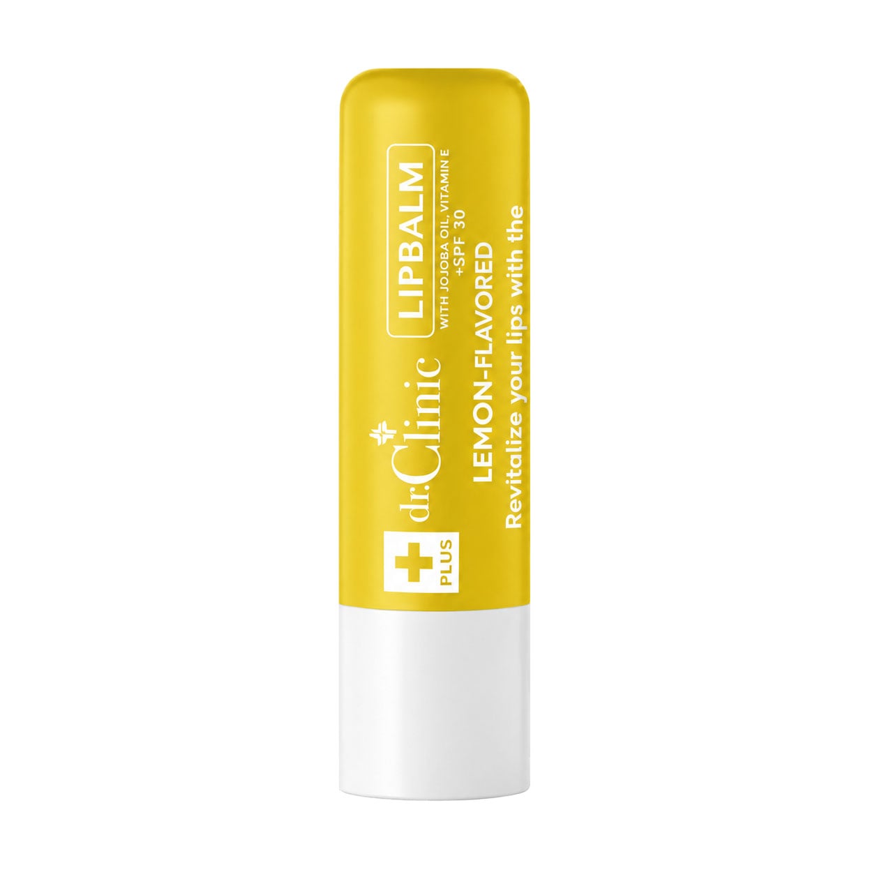 Бальзам для губ Dr.Clinic Moisturizer Lip Protector Lipbalm, SPF 30, Lemon з олією жожоба та вітаміном Е, 4 г